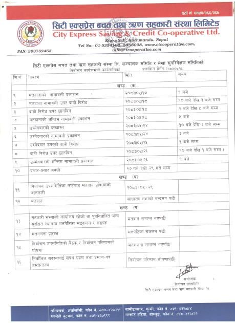 notice